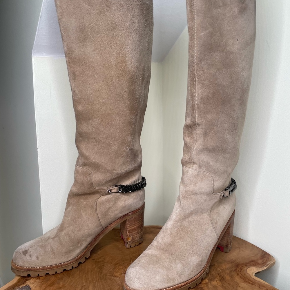 Christian louboutin Veau Vealours Napoloeo boots 38 - Picture 16 of 16